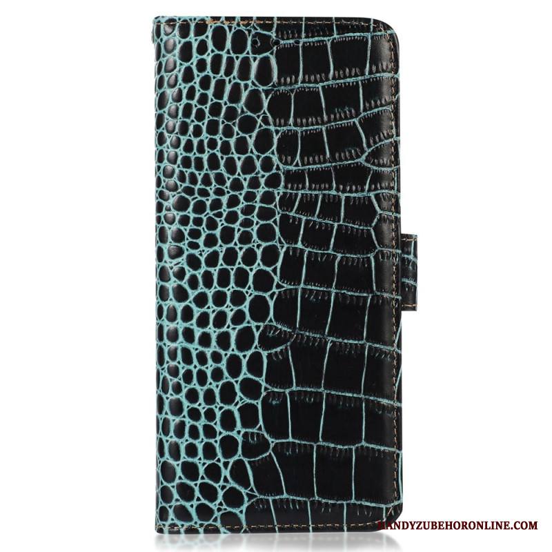 Kotelot Samsung Galaxy S26 Ultra Krokotiilityylinen Rfid-esto