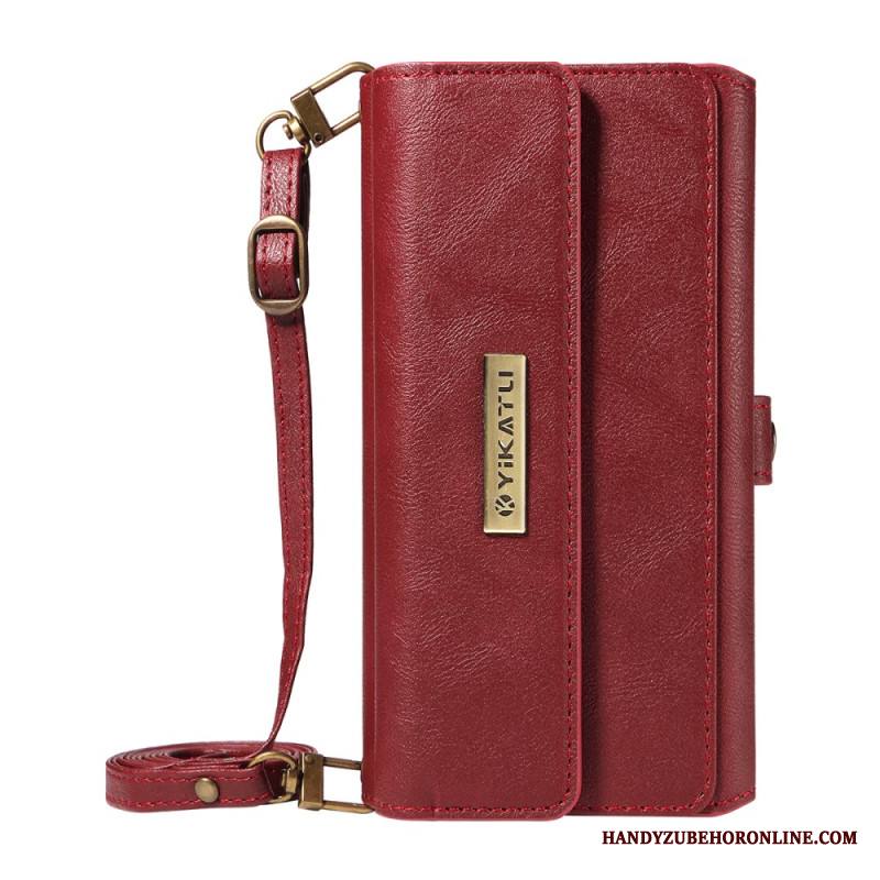 Kotelot Samsung Galaxy S26 Ultra Puhelinkuoret Vintage-lompakko Olkahihnalla