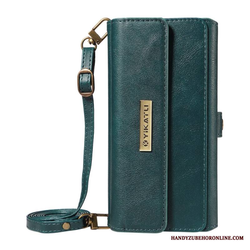 Kotelot Samsung Galaxy S26 Ultra Puhelinkuoret Vintage-lompakko Olkahihnalla