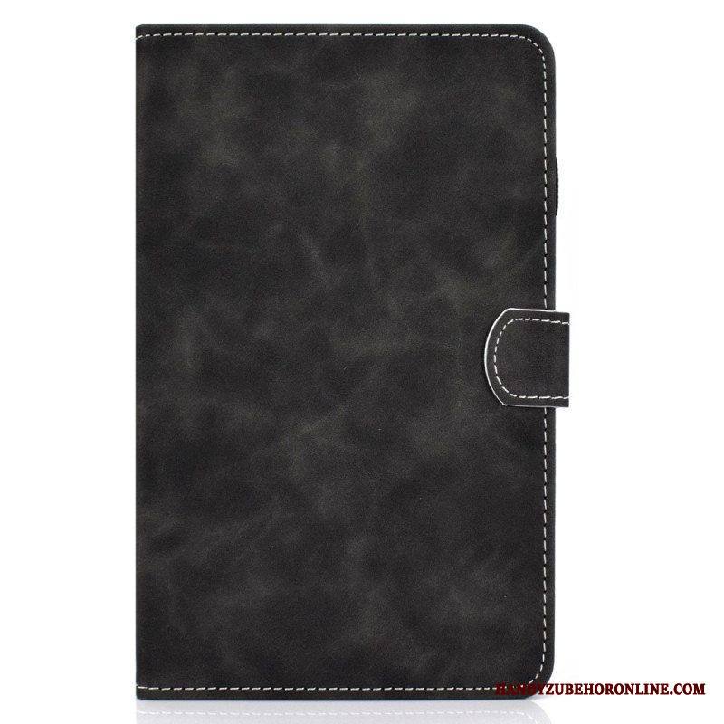 Kotelot Samsung Galaxy Tab A8 (2021) Vintage Design -nahkaefekti
