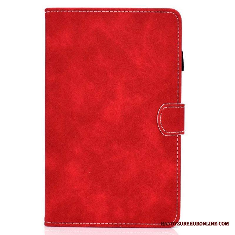 Kotelot Samsung Galaxy Tab A8 (2021) Vintage Design -nahkaefekti