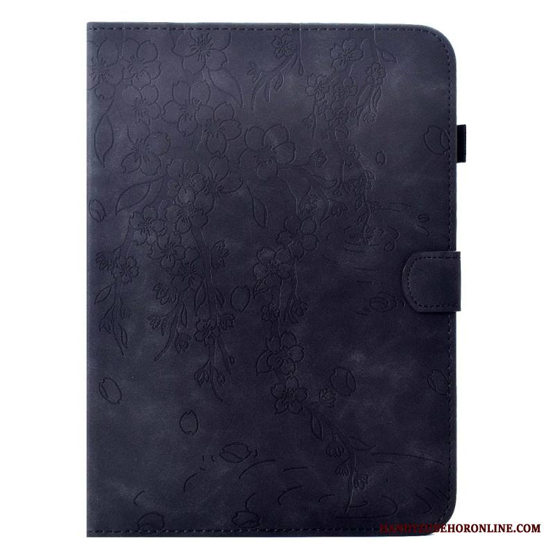 Kotelot Samsung Galaxy Tab S11 Kukkakuvioinen Mokkanahkakuvio