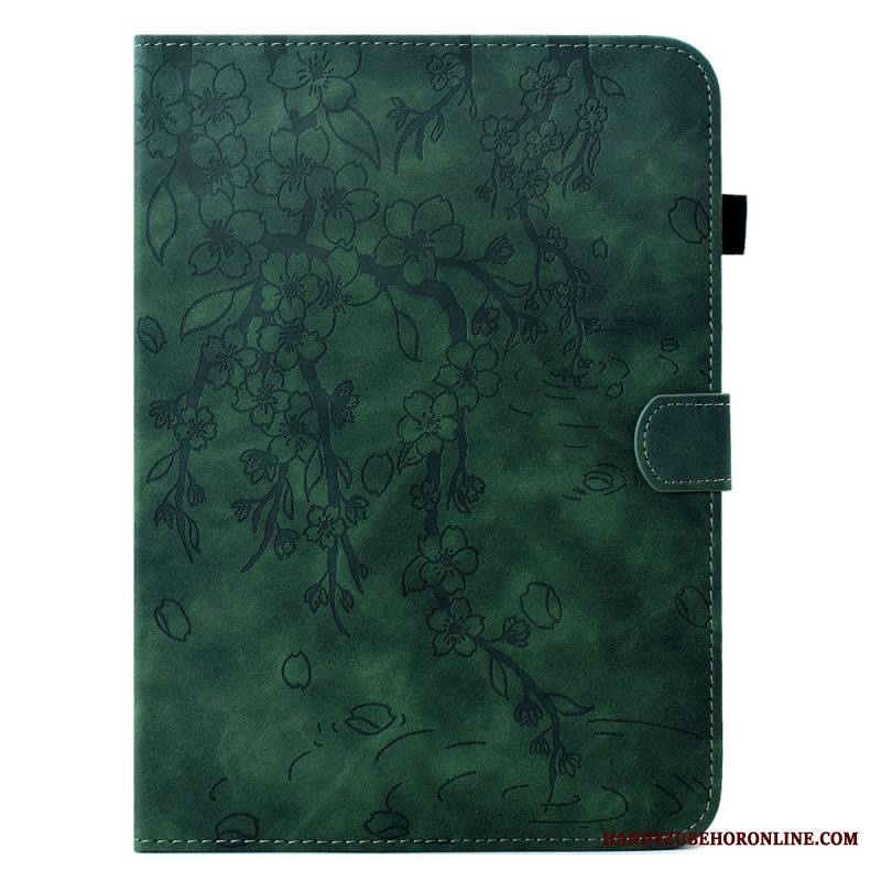 Kotelot Samsung Galaxy Tab S11 Kukkakuvioinen Mokkanahkakuvio