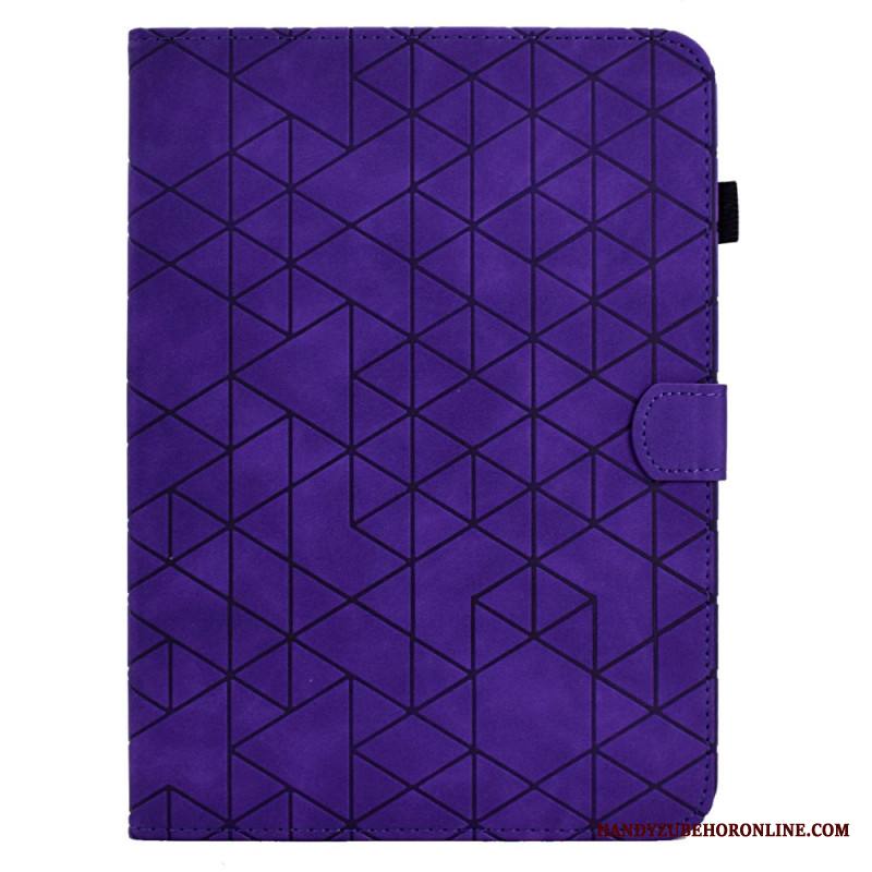 Kotelot Samsung Galaxy Tab S11 Mokkanahkaefekti Geometrinen Kuvio