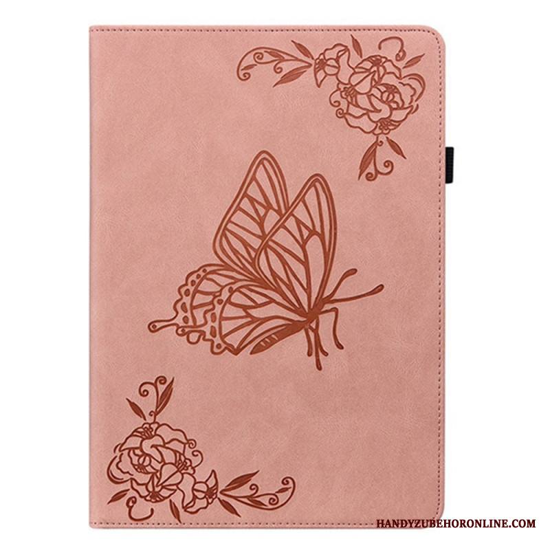 Kotelot Samsung Galaxy Tab S11 Mokkanahkaefekti Perhonen