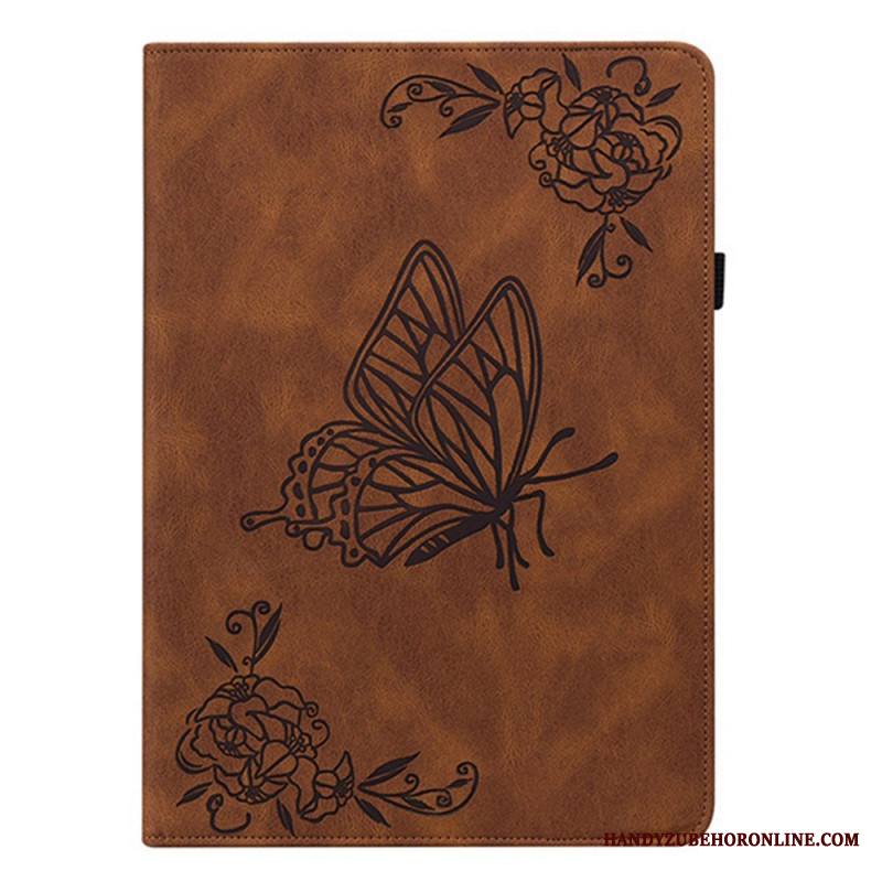 Kotelot Samsung Galaxy Tab S11 Mokkanahkaefekti Perhonen