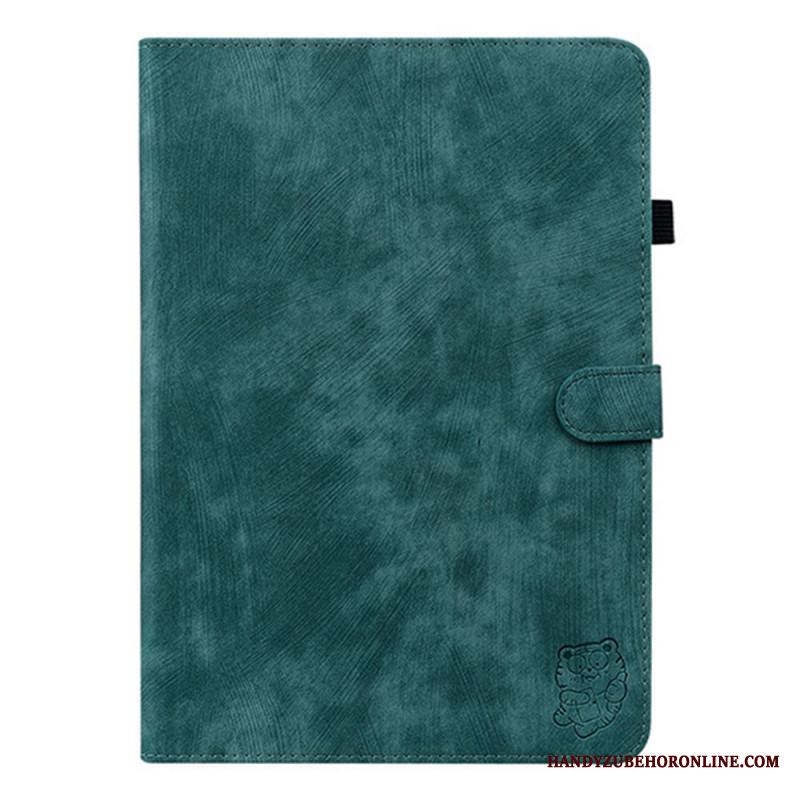 Kotelot Samsung Galaxy Tab S11 Vintage-mokkanahkaefekti