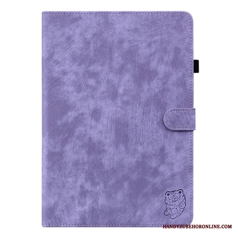 Kotelot Samsung Galaxy Tab S11 Vintage-mokkanahkaefekti