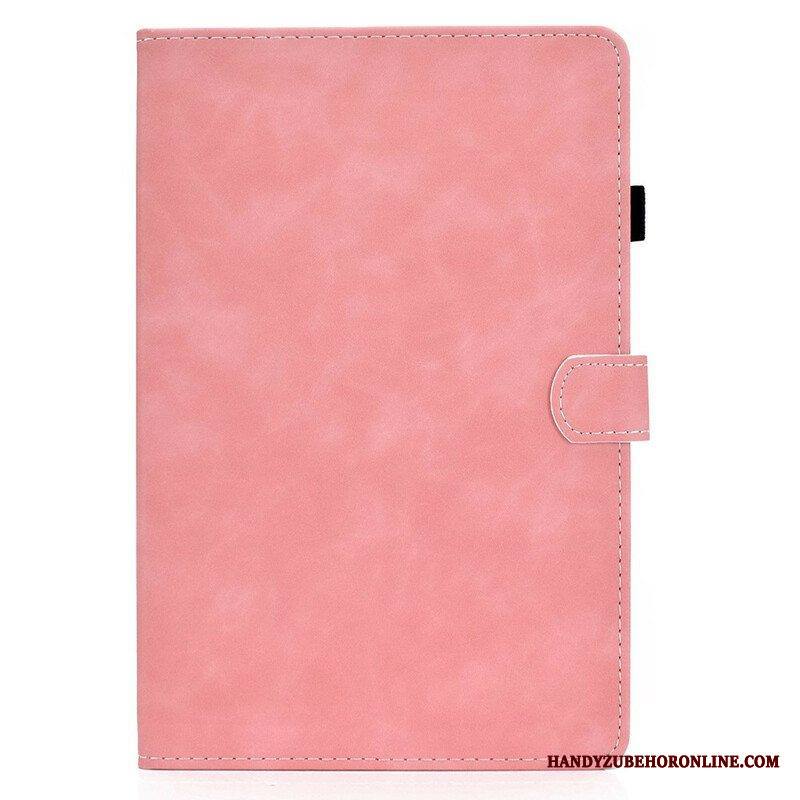 Kotelot Samsung Galaxy Tab S8 / Tab S7 Vintage Design -nahkaefekti