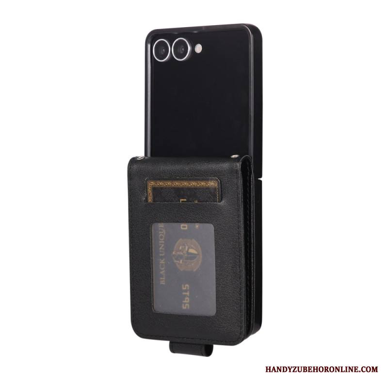 Kotelot Samsung Galaxy Z Flip 7 Keinonahkainen Korttikotelo Suojakuori