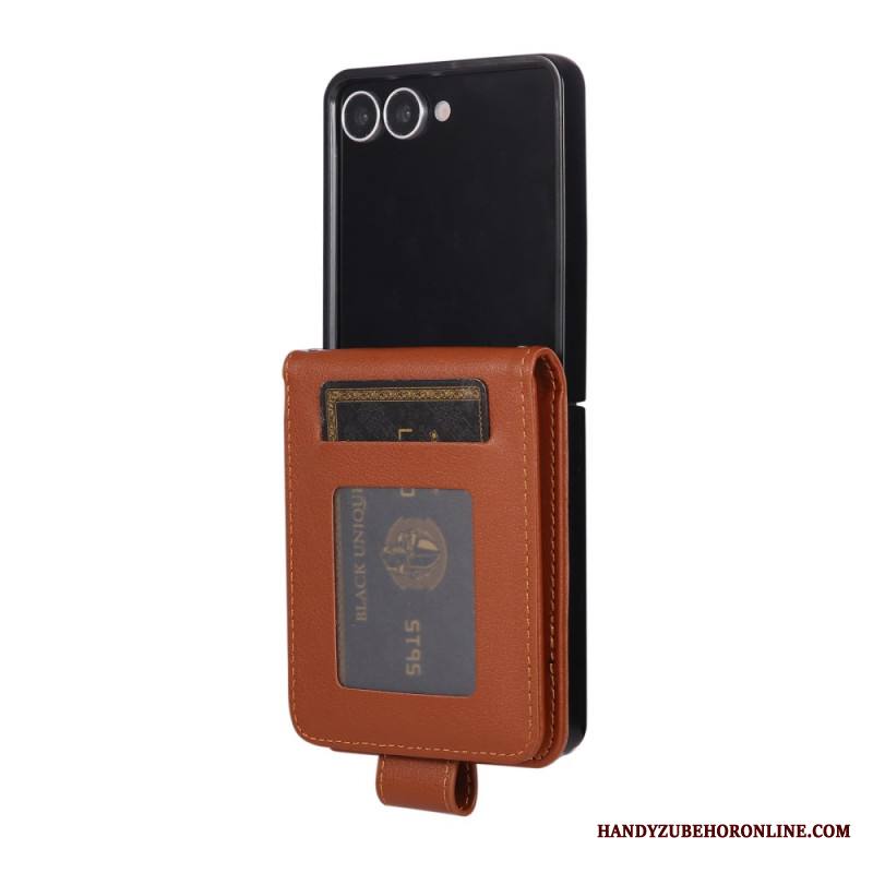 Kotelot Samsung Galaxy Z Flip 7 Keinonahkainen Korttikotelo Suojakuori