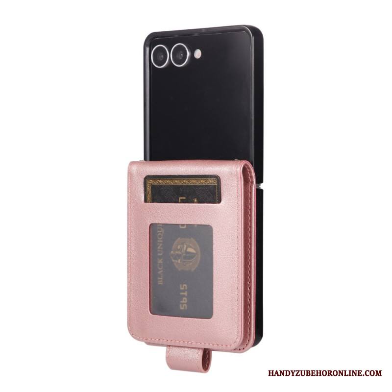 Kotelot Samsung Galaxy Z Flip 7 Keinonahkainen Korttikotelo Suojakuori