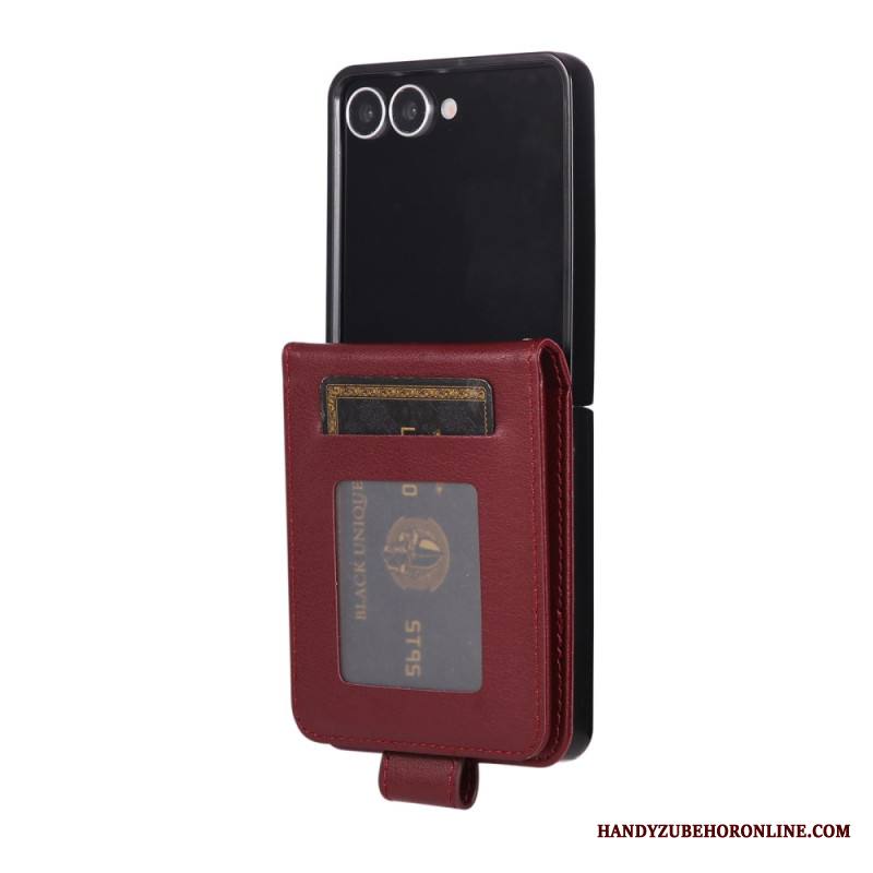 Kotelot Samsung Galaxy Z Flip 7 Keinonahkainen Korttikotelo Suojakuori