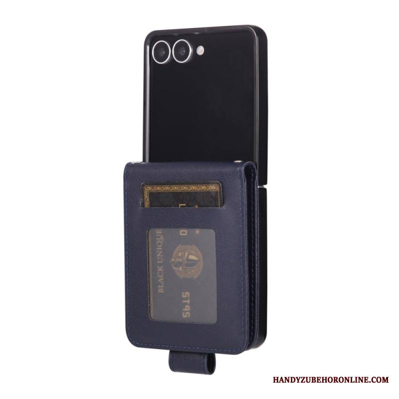 Kotelot Samsung Galaxy Z Flip 7 Keinonahkainen Korttikotelo Suojakuori