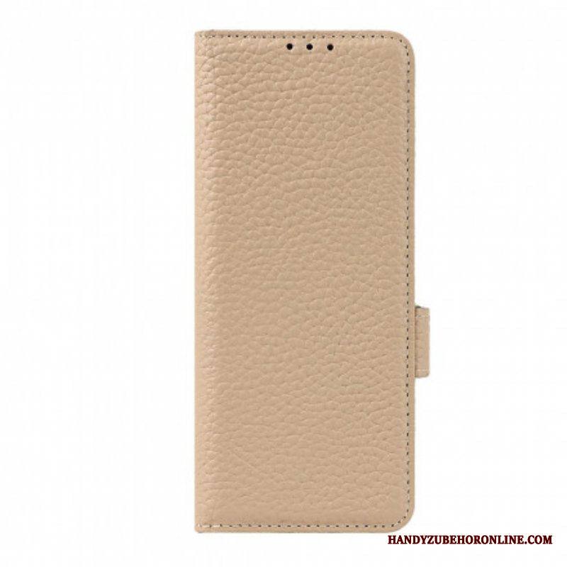 Kotelot Samsung Galaxy Z Fold 3 5G Aitoa Litsi-nahkaa