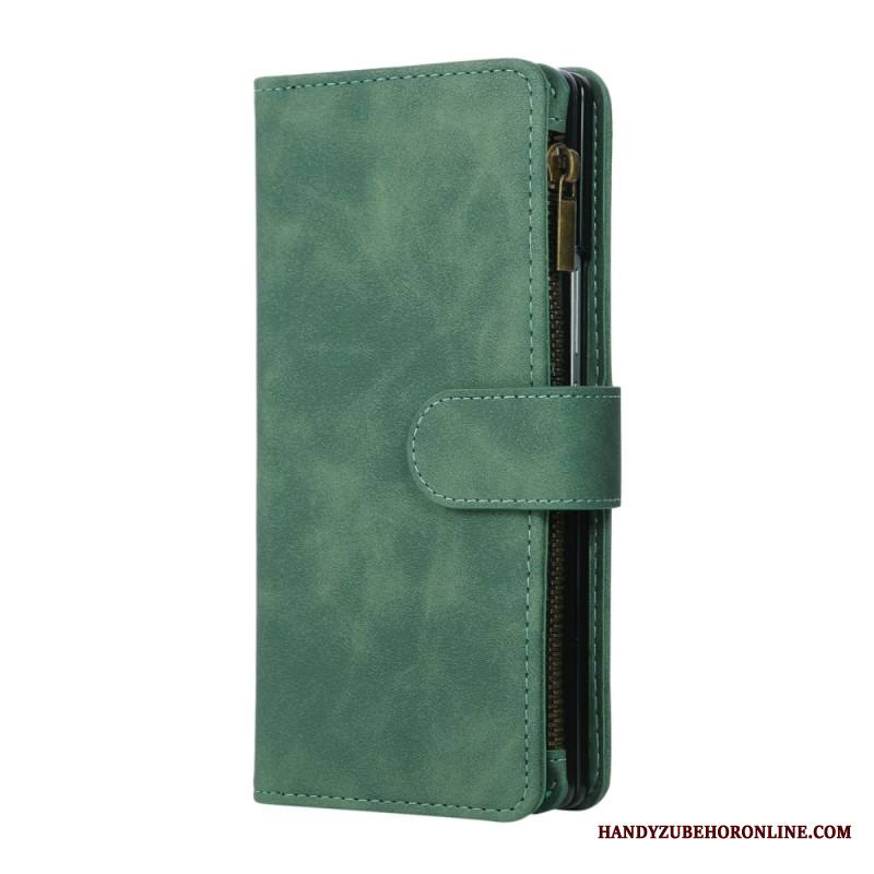 Kotelot Samsung Galaxy Z Fold 7 Mokkanahkakuvioinen Lompakko Olkahihnalla