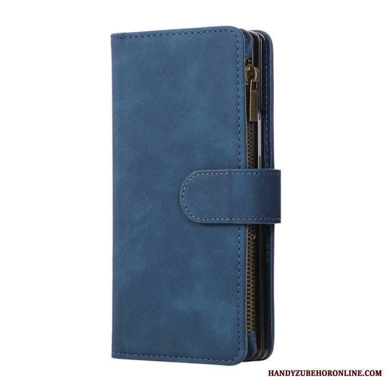 Kotelot Samsung Galaxy Z Fold 7 Mokkanahkakuvioinen Lompakko Olkahihnalla