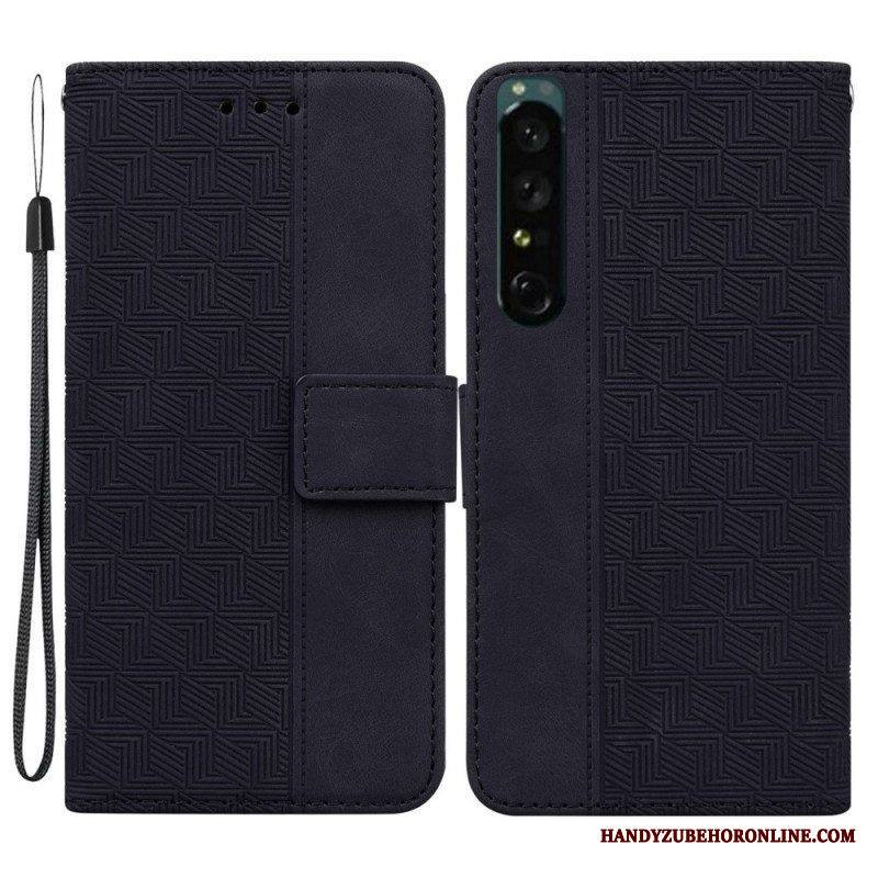 Kotelot Sony Xperia 1 IV Suojaketju Kuori Hihnallinen Kuvio