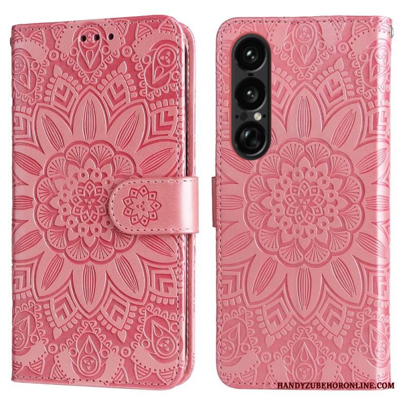 Kotelot Sony Xperia 1 Vii Auringonkukkakuvio