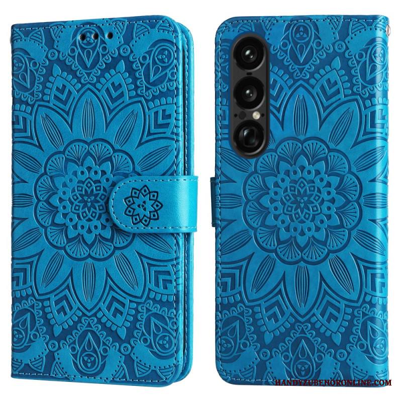 Kotelot Sony Xperia 1 Vii Auringonkukkakuvio