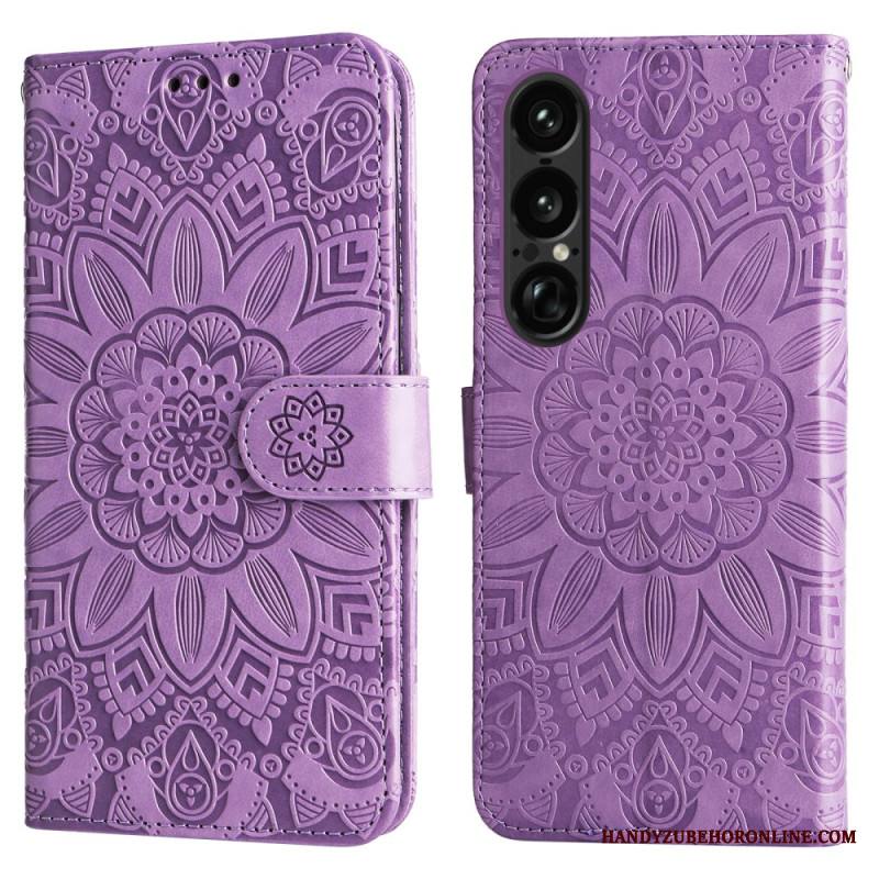 Kotelot Sony Xperia 1 Vii Auringonkukkakuvio