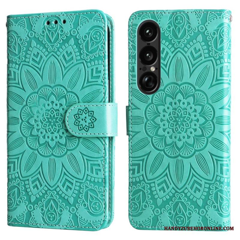 Kotelot Sony Xperia 1 Vii Auringonkukkakuvio