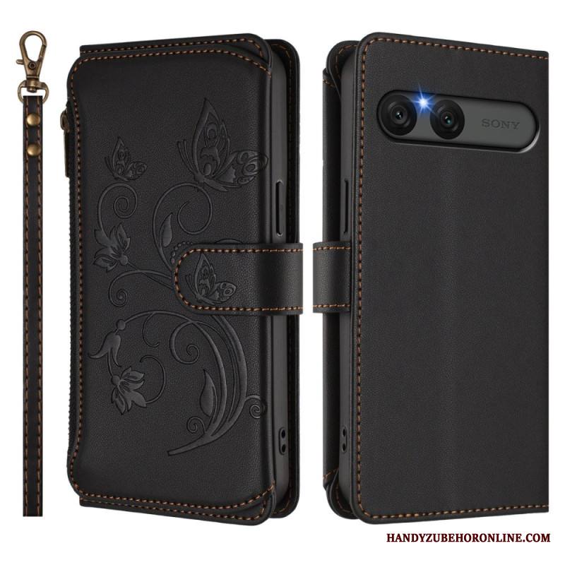 Kotelot Sony Xperia 10 Vii Puhelinkuoret Kukallinen Rfid-lompakko