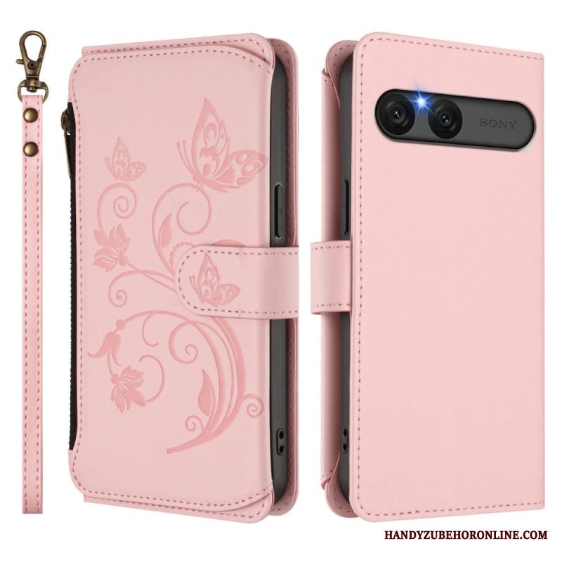 Kotelot Sony Xperia 10 Vii Puhelinkuoret Kukallinen Rfid-lompakko