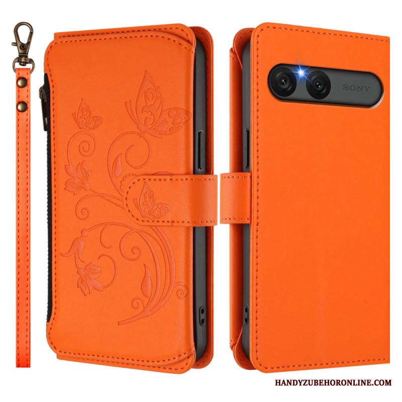 Kotelot Sony Xperia 10 Vii Puhelinkuoret Kukallinen Rfid-lompakko