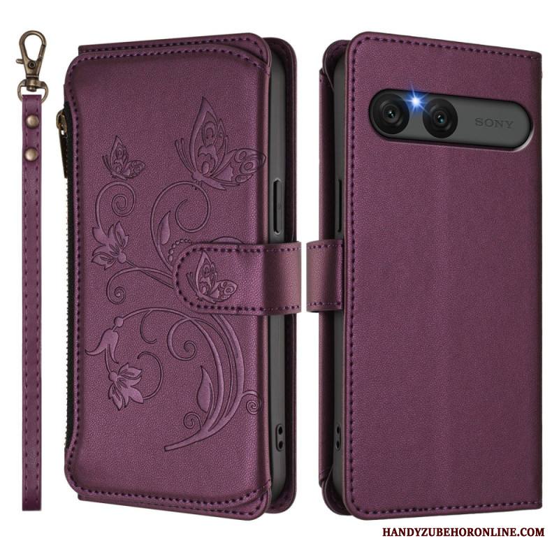 Kotelot Sony Xperia 10 Vii Puhelinkuoret Kukallinen Rfid-lompakko