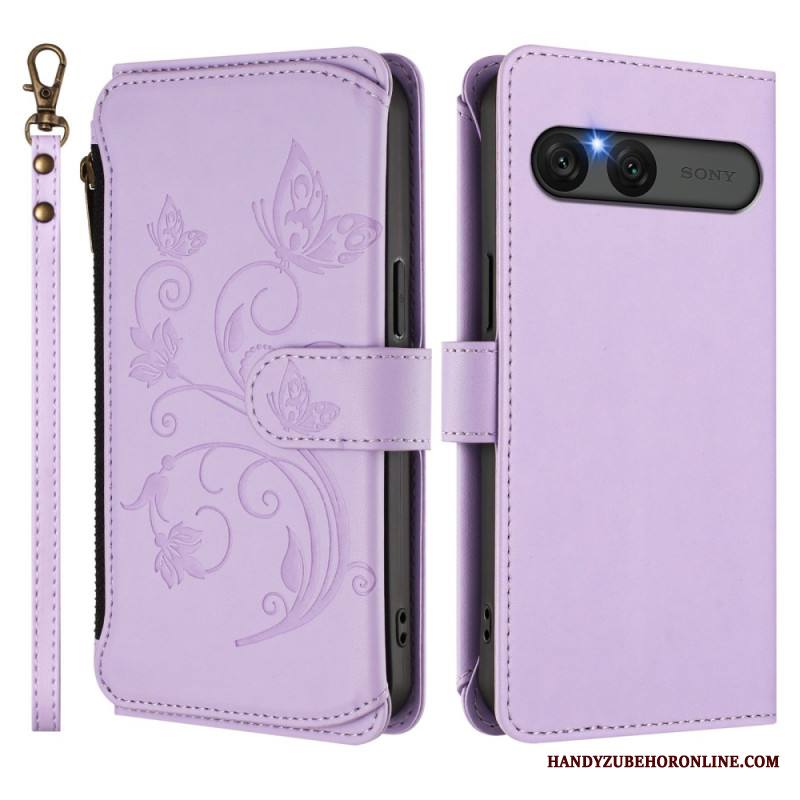 Kotelot Sony Xperia 10 Vii Puhelinkuoret Kukallinen Rfid-lompakko