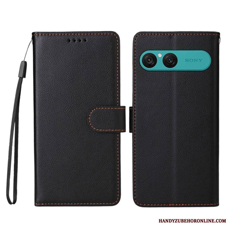 Kotelot Sony Xperia 10 Vii Puhelinkuoret Nahkakuvio Ja Rfid-esto