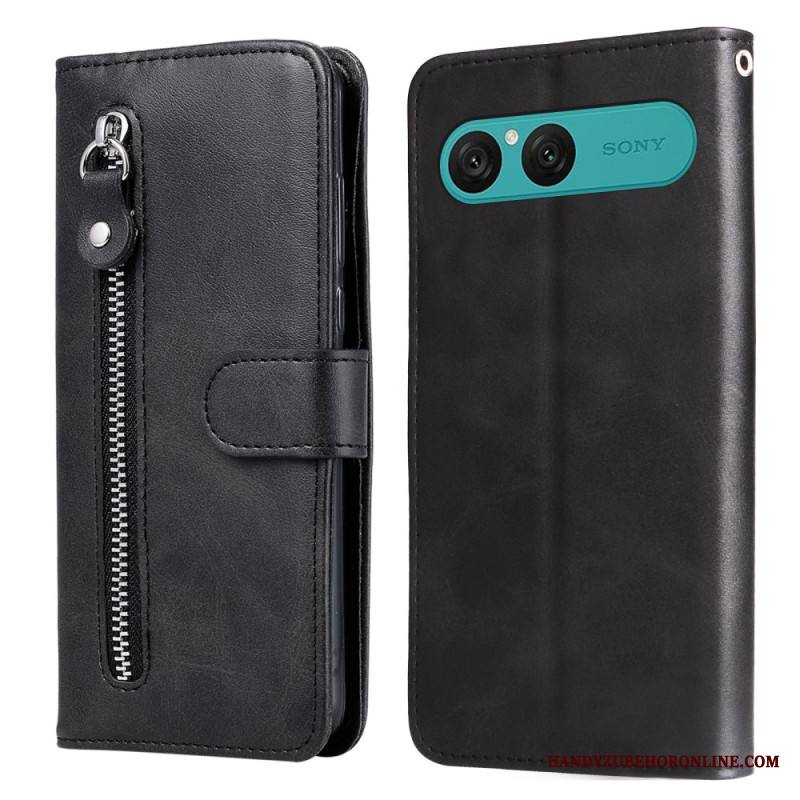 Kotelot Sony Xperia 10 Vii Vetoketjullinen Tasku Suojakuori