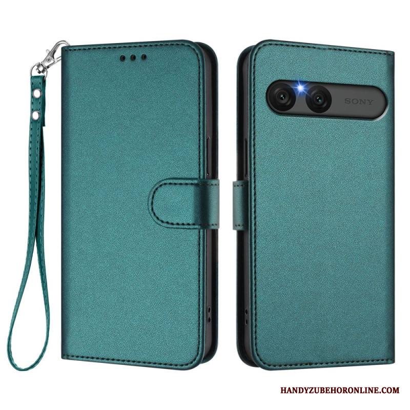 Kotelot Sony Xperia 10 Vii Yksivärinen Keinonahka Suojakuori