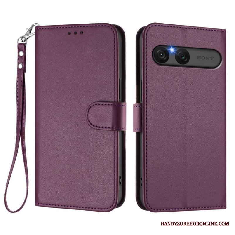 Kotelot Sony Xperia 10 Vii Yksivärinen Keinonahka Suojakuori