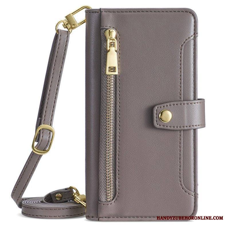 Kotelot Sony Xperia 5 IV Suojaketju Kuori Lanyard Kolikkokukkaro