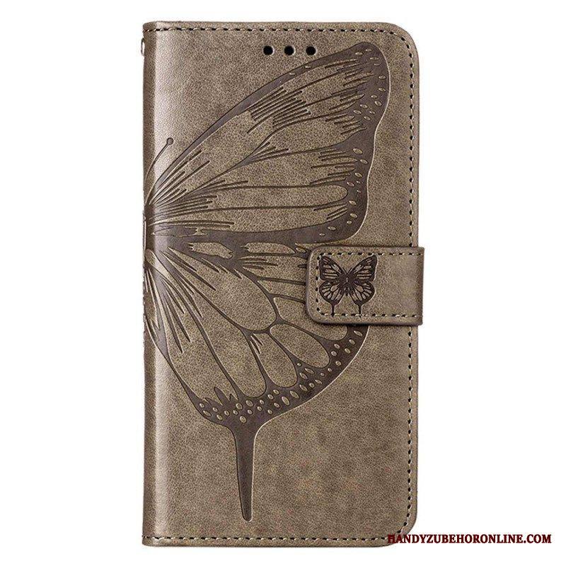 Kotelot Xiaomi 12 Lite Butterfly Design Kaulanauhalla