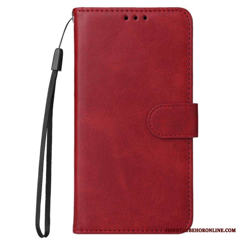 Kotelot Xiaomi 12T / 12T Pro Keinonahkaa Hihnalla