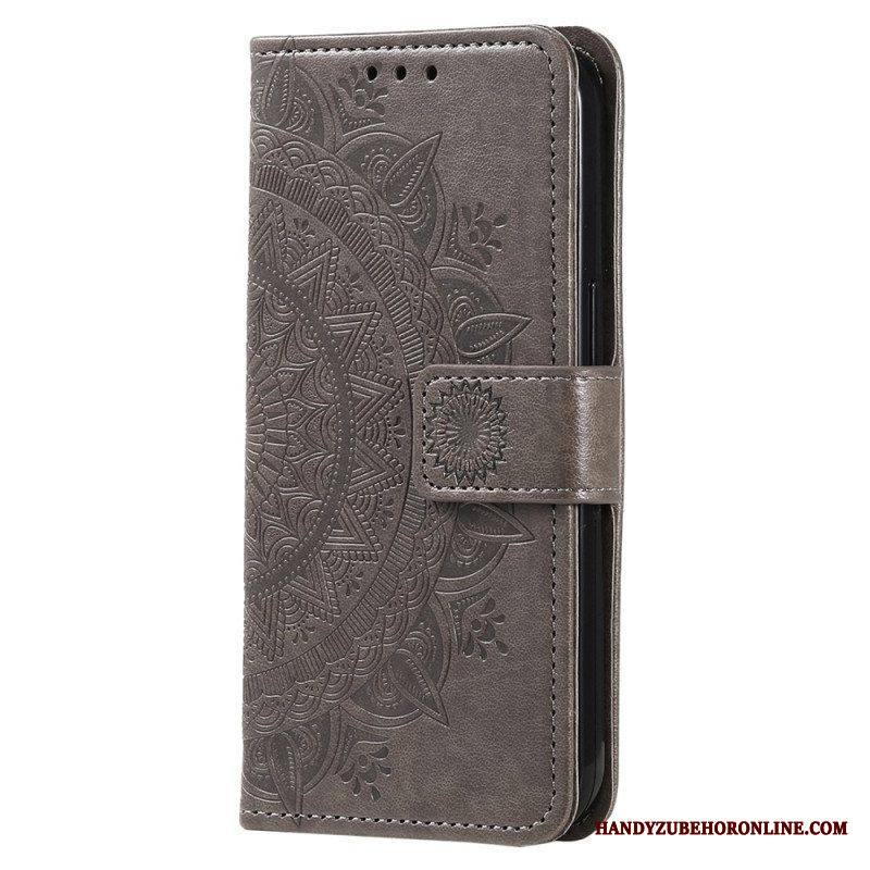 Kotelot Xiaomi 12T / 12T Pro Mandala-aurinko Kaulanauhalla