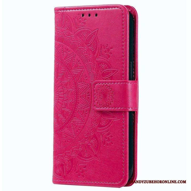 Kotelot Xiaomi 12T / 12T Pro Mandala-aurinko Kaulanauhalla
