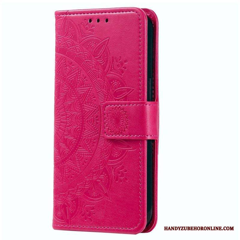 Kotelot Xiaomi 13 Lite Mandala-aurinko Kaulanauhalla
