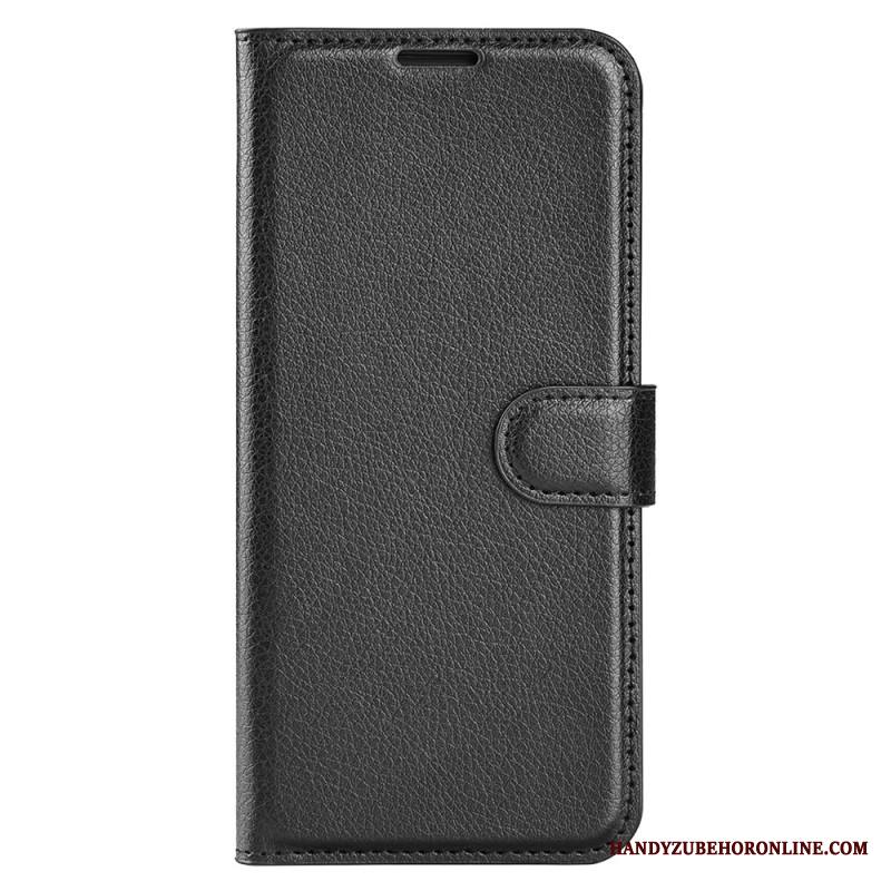 Kotelot Xiaomi 15 Pro Klassinen Litsi-keinonahkanauha