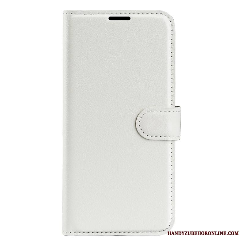 Kotelot Xiaomi 15 Pro Klassinen Litsi-keinonahkanauha