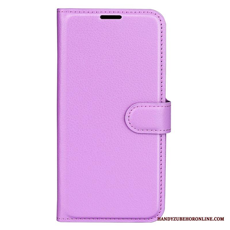 Kotelot Xiaomi 15 Pro Klassinen Litsi-keinonahkanauha