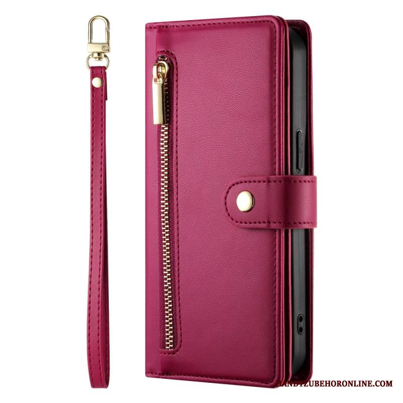 Kotelot Xiaomi 15 Pro Lompakko Jossa Hihna Ja Olkahihna Suojakuori