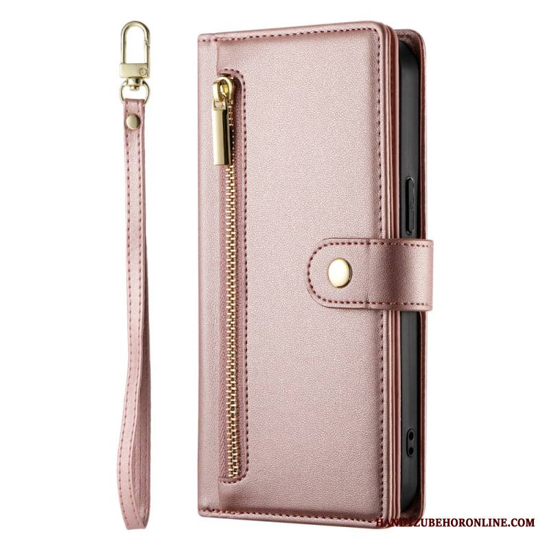 Kotelot Xiaomi 15 Pro Lompakko Jossa Hihna Ja Olkahihna Suojakuori