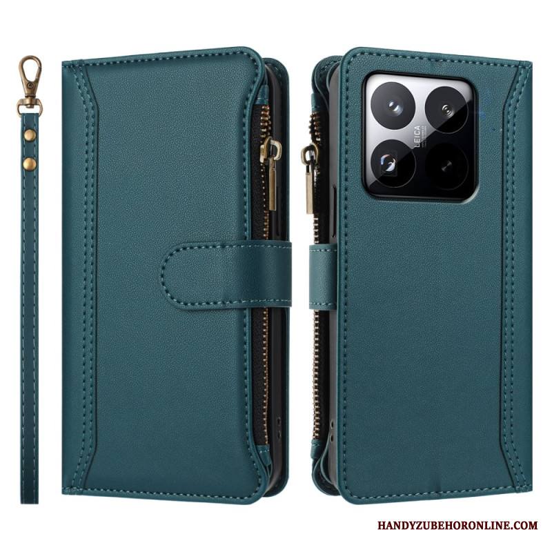 Kotelot Xiaomi 15t Lompakko Hihnalla