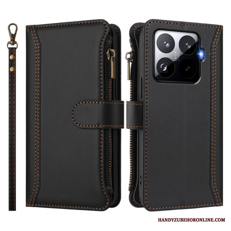 Kotelot Xiaomi 15t Pro Hihnallinen Lompakko