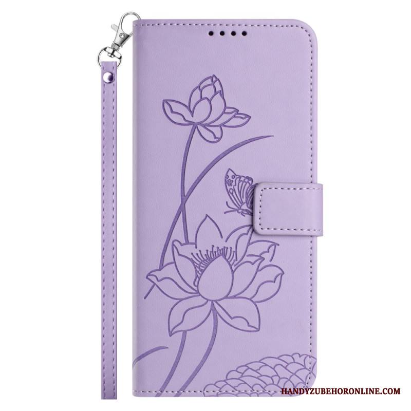 Kotelot Xiaomi 15t Pro Kukkakuvio Hihnalla