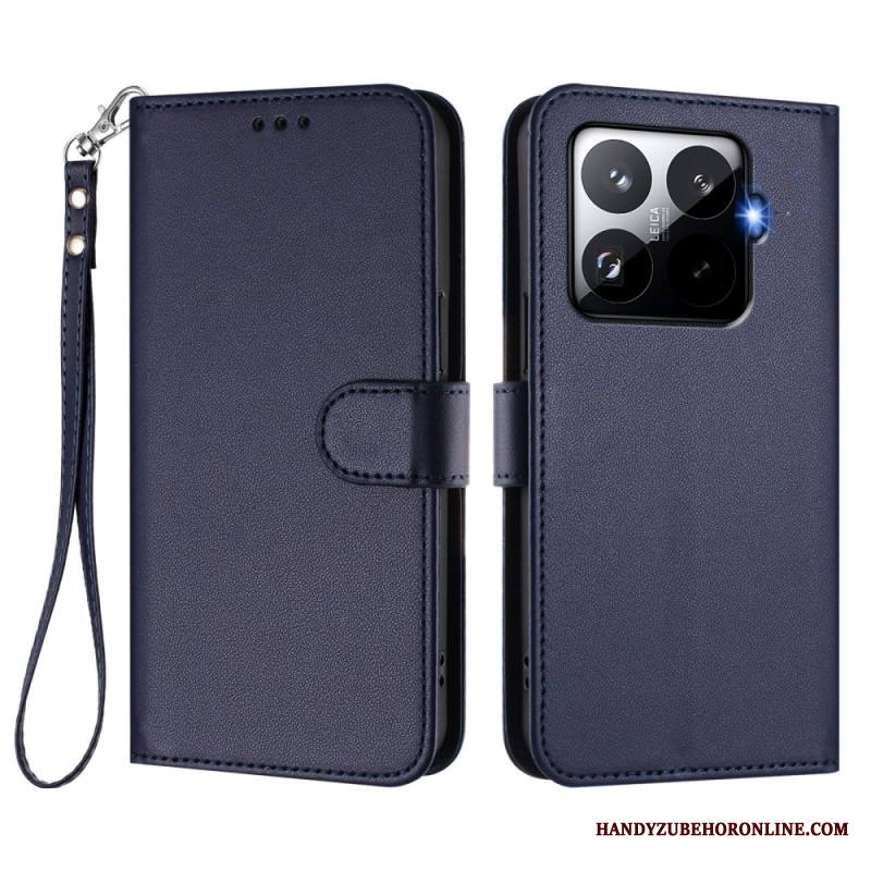 Kotelot Xiaomi 15t Pro Puhelinkuoret Magsafe Nahkaefekti Hihnalla